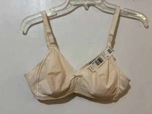 Vintage Maidenform No-Show Seamless Bra 36B Ivory #8091 NEW with *FLAW* See Note - Picture 1 of 11