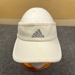 Adidas Mütze silber drei Streifen Logo Schirmmütze Erwachsene verstellbar weiß Climalite - Bild 1 von 10