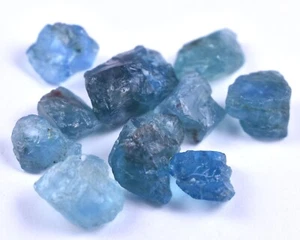 Natural Sky Blue Apatite Crystal Loose Roughs Gemstone Supply Lot 106.00 Ct - Picture 1 of 9