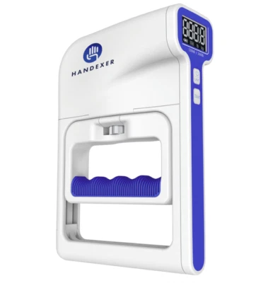 HANDEXER Grip Strength Tester 265lb/120kg, Digital Hand Dynamometer with Backlit LCD