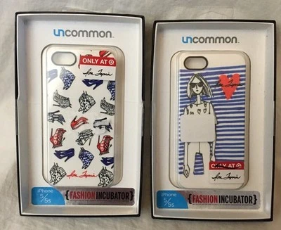 NUEVO Lote de 2 Funda Poco Común por Isa Tapia "INCUBADORA DE MODA" iPhone 5/5S Foto 1 de 4