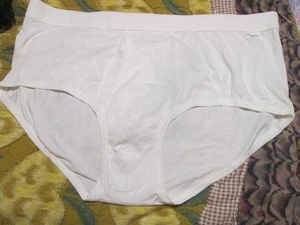 GOODFELLOW & CO.-MEN'S-sz XXL-NWOT-1 PR-WHITE COTTON STRETCH BRIEF UNDERWEAR - Picture 1 of 5