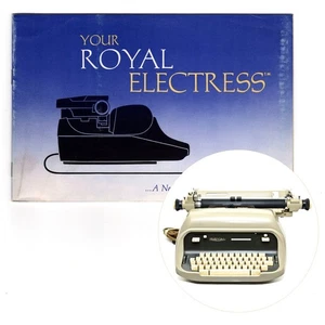 Royal Electress Typewriter Instruction Manual User Repro Electric McBee Vtg - Picture 1 of 2