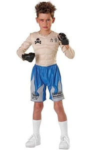 CHILD BOYS IMPACT PUNCH BOXER BOXING FIGHTER FANCY DRESS HALLOWEEN COSTUME - Bild 1 von 1