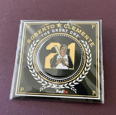 Prendedor de colección 2025 Roberto Clemente “The Great One” Piratas de Pittsburgh Foto 1 de 3
