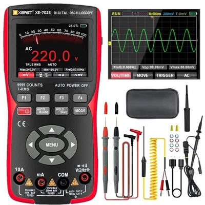Handheld Oszilloskop Multimeter 10MHz 48MSa s USB Li Ion - Bild 1 von 4