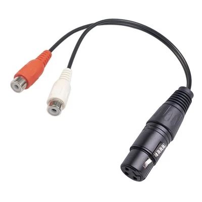 1X(XLR-Auf-Dual-Cinch-Kabel XLR-Auf-Cinch-Y-Splitterkabel 3-Polige XLR-Buch5110 - Bild 1 von 4