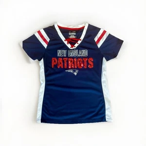 New England Patriots Football Women's Jersey Shirt Small NIKE Team Apparel - Picture 1 of 4
