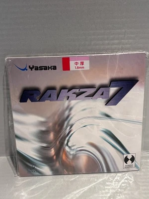 Yasaka Rakza 7, Table Tennis & Ping Pong Rubber NEW 1.8 RED - Image 1 of 2