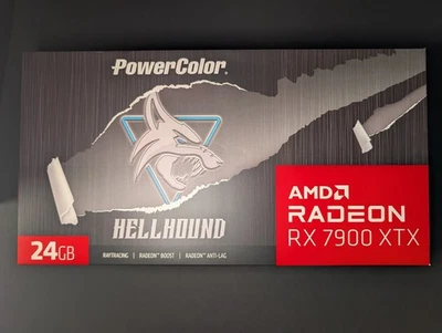 Tarjeta de gráficos PowerColor Hellhound AMD Radeon RX 7900 XTX OC 24 GB GDDR6 Foto 1 de 4