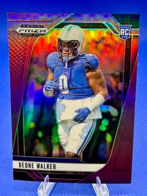 2025 Panini Prizm Draft Picks Football Deone Walker #46 Purple Prizm RC /99 - Image 1 of 2