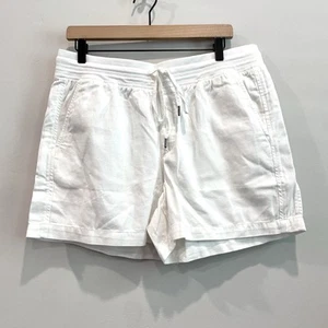 Orvis Women's L Drawstring Waist Cotton Lyocell Blend Casual Shorts White - Picture 1 of 11