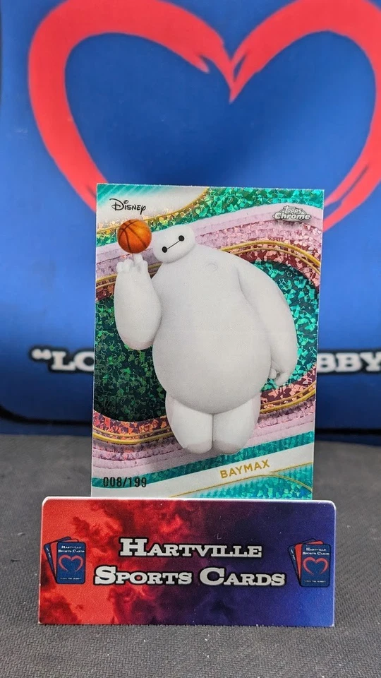 2025 Topps Chrome Disney Baymax Aqua Mini Diamond /199 Big Hero 6 - Image 1 of 1