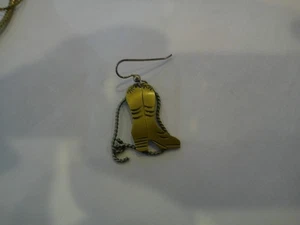 Pendientes Bota Vaquera/Vaquera Hechos a Mano, Tono Dorado/Latón FIRMADOS ANNA - Imagen 1 de 5