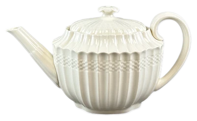 Spode Chelsea Wicker Teapot with Lid VTG Brown Copeland Mark 5 Cups England - Image 1 of 4