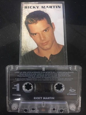 Ricky Martin Self Titled Latin Pop Music Album Cassette Tape  Foto 1 de 2