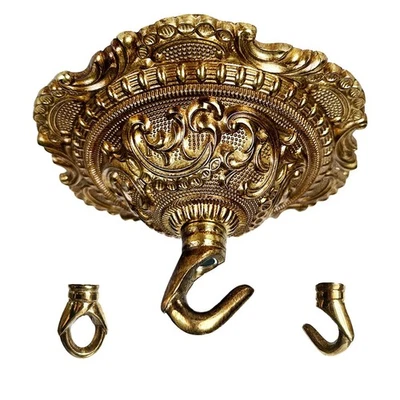 5.51" All Copper Ceiling Cover Plate can Light Conversion Kit to Pendant Ligh... - Image 1 of 4