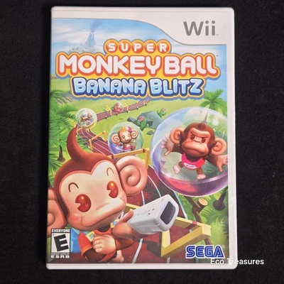 Super Monkey Ball Banana Blitz CIB Nintendo Wii Tesed - Image 1 of 4