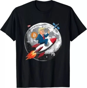 Trump Crypto BT 2024 Bullrun 2025 T-Shirt, Bit Crypto Tshirt - Picture 1 of 3