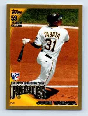 2010 Topps Update Gold Jose Tabata Rookie 1285/2010 Pittsburgh Pirates #US-235 - Image 1 of 2