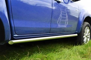 Schwellerleisten - 2" + Einbauleuchten passend für Isuzu D-Max 2002 - 2007 Stahlrohr Zubehör - Bild 1 von 12