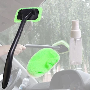 Microfiber Windshield Clean Car Auto Wiper Cleaner Glass Window Tool Brush Kit - Picture 1 of 2