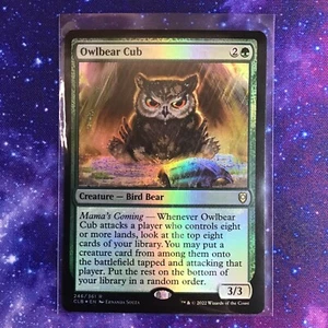 Owlbear Cub - 246/361 - Foil - Green (CL: Baldur's Gate) MTG Magic - Bild 1 von 1