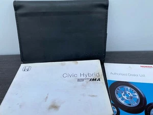 2004 Honda Civic Hybrid Owners Manual Handbook Guide & Wallet 2001-2005 - Picture 1 of 2