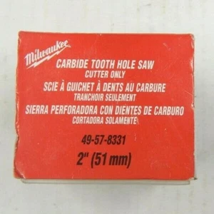 Milwaukee 49-57-8331 2" Carbide Tooth Hole Saw NEW - Picture 1 of 4