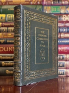 Oxford Companion To Food New Sealed Easton Press Leather Bound Gift Hardback - Picture 1 of 3