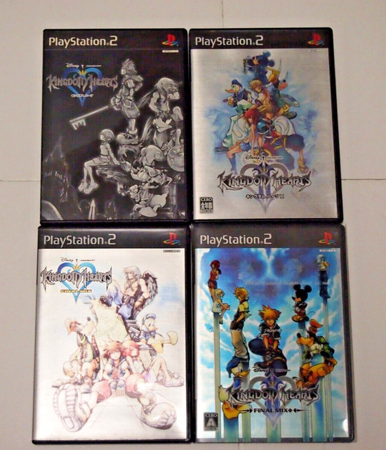 PS2 Lot of 3 Kingdom Hearts 1 2 Final Mix set Playsation2 Japan GAME JP  Import