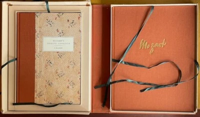 Mozart's Thematic Catalogue/ British Library & J.P. Morgan / Facsimile set 1990 Foto 1 de 4