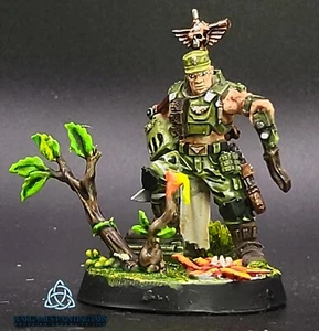 Bemalter Catachan Dschungelkämpfer Catachan Oberst Astra Militarum WH40K - Bild 1 von 5