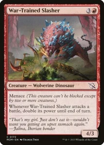 War-Trained Slasher Foil (172) March of the Machine MOM MTG Magic - Picture 1 of 1