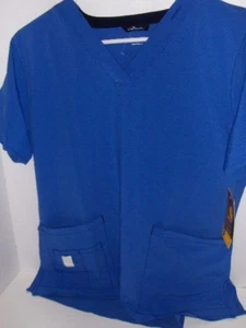 NEW - Carhartt blue scrub top - Medium - Picture 1 of 3