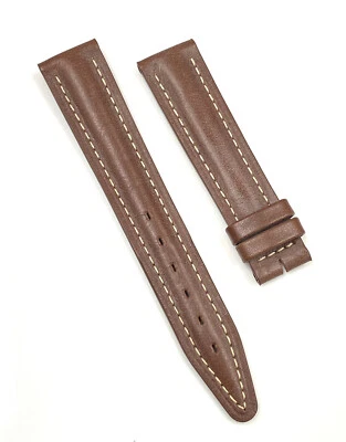 Pulseira de relógio de couro marrom bronzeado genuína Tag Heuer 18mm x 16mm 1500 Series - Imagem 1 de 4