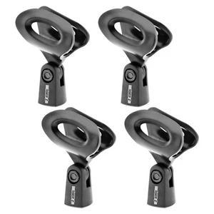 5 Kern Mikrofon Clip Halter 4 Stück mit Schraubadaptern 5/8 auf 3/8 Zoll - Bild 1 von 9