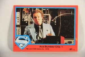 Superman The Movie 1978 Trading Card #87 Ace Bumbler Otis L013175 - Picture 1 of 2