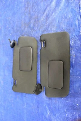 2018 SUBARU IMPREZA WRX STI СЕДАН OEM ЧЕРНЫЕ ВНУТРЕННИЕ СОЛНЦЕЗАЩИТНЫЕ КОЗЫРЬКИ LH RH #2432 - Изображение 1 из 4