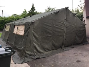Large 24 x 18 Frame Tent Ex British Army -dry stored in good condition - Picture 1 of 17