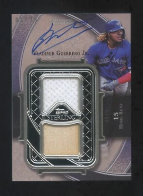 2022 TOPPS STERLING VLADIMIR GUERRERO JR AUTOGRAPH GAME JERSEY-BAT #ED 02/25 - Image 1 of 2