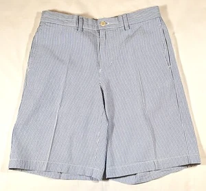 Vineyard  Youth Chino Short Size 16, Boys, Blue With White Stripes - Picture 1 of 5
