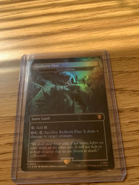 FOIL MTG ALT PLAINS LORD OF THE RINGS EOWYN MINAS TIRITH KING COMMANDER EDH  CUBE