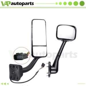Passenger Chrome Mirror Manual & Power+Heated Fits 08-13 Freightliner Cascadia - Picture 1 of 12