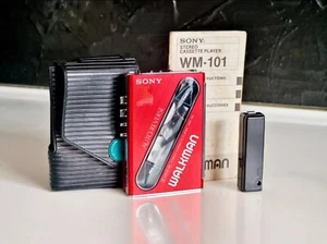 New Rare Red Sony Walkman WM-101 fully working Collectable - Picture 1 of 15