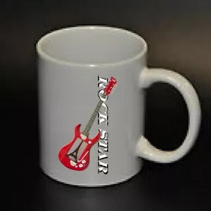 Rockstar Kaffeebecher, bestes Geschenk für jeden Anlass, Keramiktasse, Kaffeetasse - Bild 1 von 2