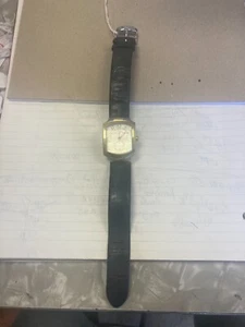 PHILIPS STEIN MENS WATCH LEATHER BAND BLACK #21TF011707 WITH SECONDS - Picture 1 of 4