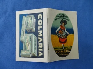 PUBBLICITA'-QUADERNETTO COLMARIA-PATES ALIMENTAIRES ALSACIENNES-ANNI '30 - Picture 1 of 4