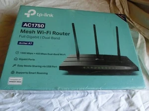 TP-Link Archer A7 AC1750 Wireless Dual-Band Gigabit Router - Black - Bild 1 von 4