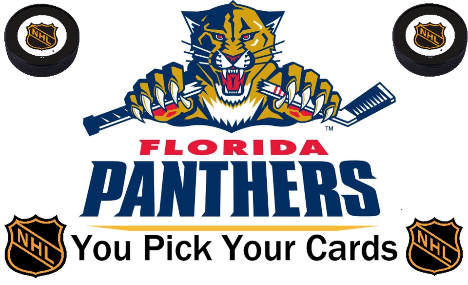 You Pick Your Cards - Florida Panthers Team - NHL Hockey Card Selection - Image 1 of 1